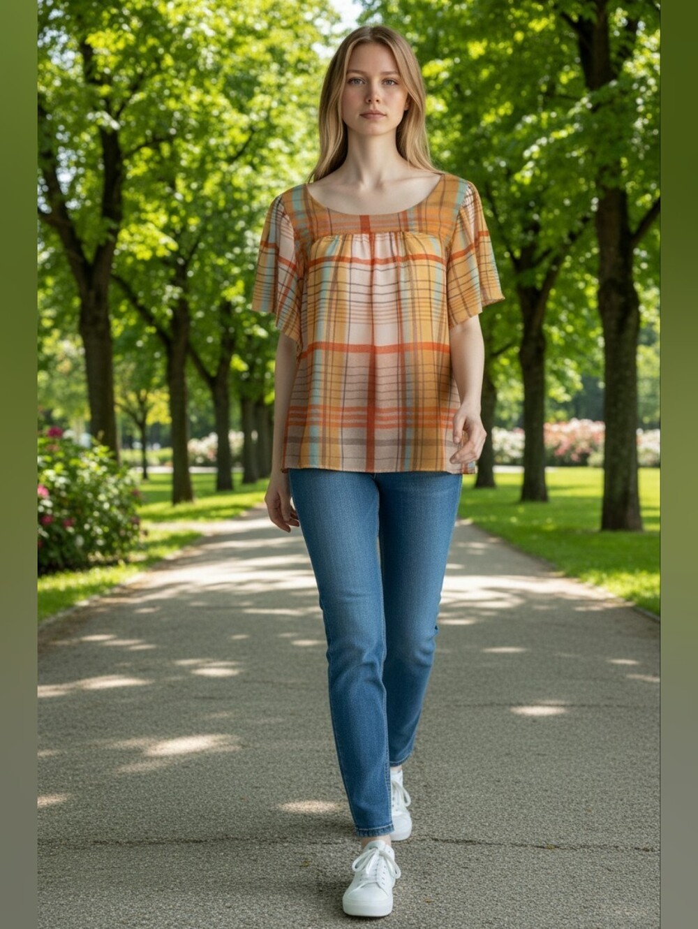 Madison Flutter Sleeve Top - Small
